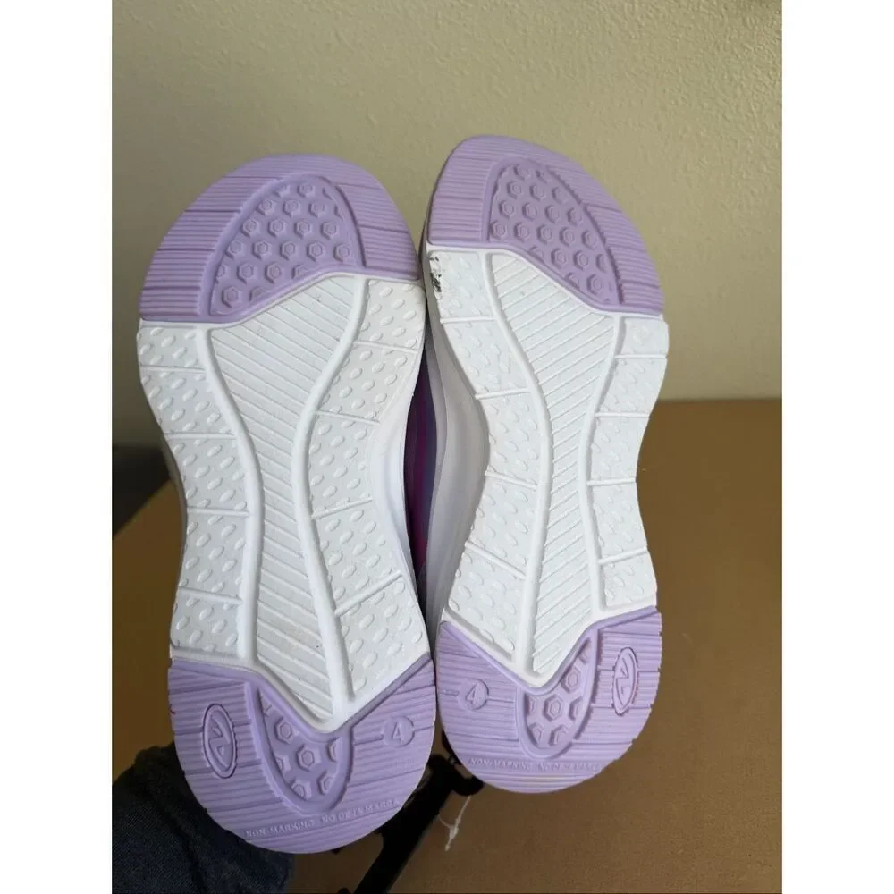 Athletic Works Little and Big Kids Bungee Mesh Jogger Sneakers size 4